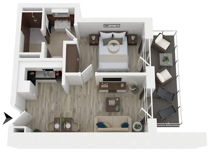 Kleine Welle - Haustierfreundliches Zwei-zimmer Mit Suedbalkon Und Platz Fuer Drei Personen Im Ersten Obergeschoss * 부스트로우