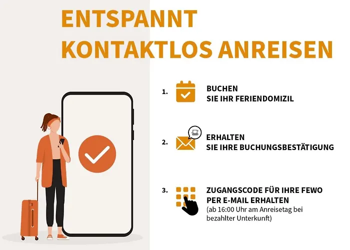 Kleine Welle - Haustierfreundliches Zwei-zimmer Mit Suedbalkon Und Platz Fuer Drei Personen Im Ersten Obergeschoss 부스트로우